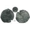 Image 1 : Potosí, Bolivia, cob 8 reales, 1(6)51E, with crowned •T• (rare) countermark on shield side.