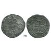 Image 1 : Lisbon, Portugal, 200 reis, John IV, with "2S0" (250 reis, 1663) countermark of Brazil).