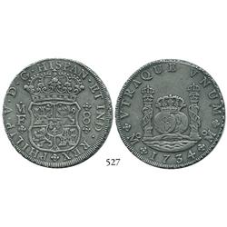 Mexico City, Mexico, pillar 8 reales, Philip V, 1734MF.