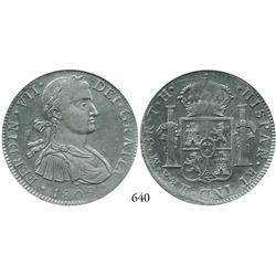 Mexico City, Mexico, bust 8 reales, Ferdinand VII ("armored" bust), 1809TH.