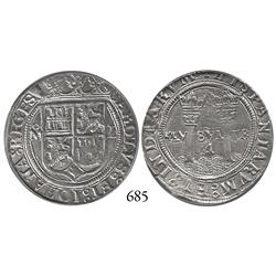 Mexico City, Mexico, 4 reales, Charles-Joanna, "Late Series," oM to left, L to right, encapsulated P