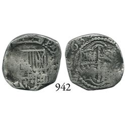 Potosí, Bolivia, cob 1 real, (1)630(T), rare.