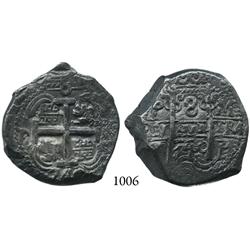 Potosí, Bolivia, cob 8 reales, 1740M.