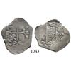 Image 1 : Potosí, Bolivia, cob 2 reales, 1676E, scarce.
