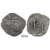Image 1 : Potosí, Bolivia, cob 2 reales, 1677+76E, rare.
