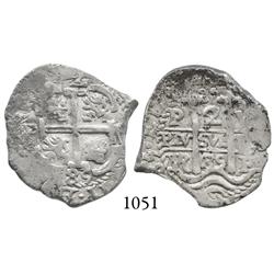 Potosí, Bolivia, cob 2 reales, 1685VR.