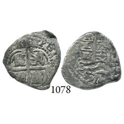 Potosí, Bolivia, cob 1 real, 1657E.