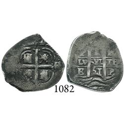 Potosí, Bolivia, cob 1 real, 1661E.