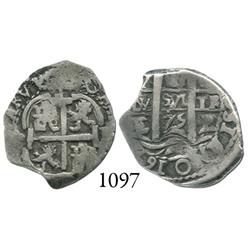 Potosí, Bolivia, cob 1 real, 1675E.