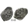 Image 1 : Potosí, Bolivia, cob 1/2 real, 1682V.
