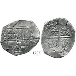 Seville, Spain, cob 8 reales, 163(?)R.