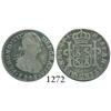 Image 1 : Bogotá, Colombia, bust 1 real, Ferdinand VII, 1819FJ, inverted J.