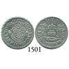 Image 1 : Mexico City, Mexico, pillar 1/2 real, Ferdinand VI, 1758M, dissimilar crowns.
