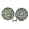 Image 1 : Mexico City, Mexico, pillar 1/2 real, Ferdinand VI, 1760M, scarce.