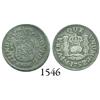 Image 1 : Lima, Peru, pillar 1/2 real, Ferdinand VI, 1752/1J, very rare.