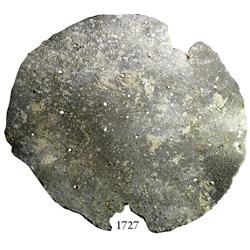 Large (14") pewter strainer.