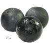 Image 1 : Lot of 3 small iron cannonballs, conserved.
