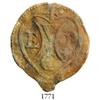 Image 1 : Lead seal with English (United) East India Co. monogram.