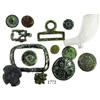Image 1 : Lot of buttons, buckles and a clay pipe bowl.