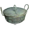 Image 1 : Lidded copper cooking pot.