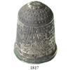 Image 1 : Ornate silver thimble.