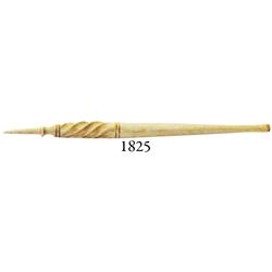 Ornate ivory or bone toothpick.