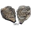 Image 1 : Lead textile seal dated 1624.