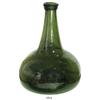 Image 1 : Black glass "onion" bottle, Dutch, 1720s-1750s.