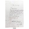 Image 1 : Chilean mint document from 1788 signed by Ambrosio O'Higgins (military governor of Chile and later V
