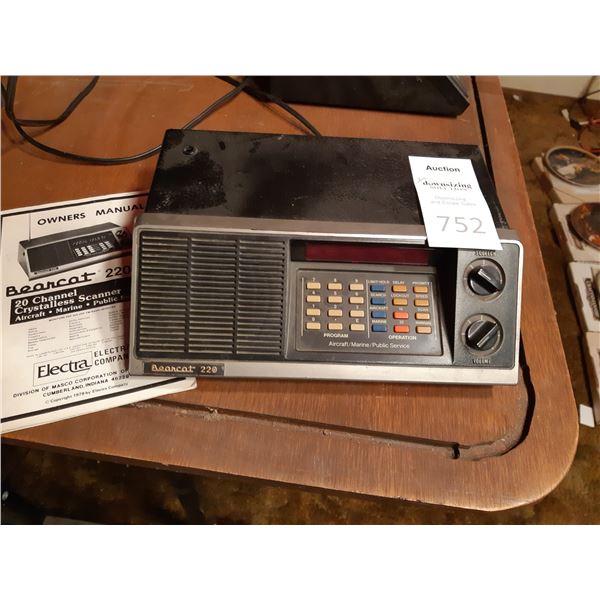 Bearcat 20 Channel Scanner Cat A