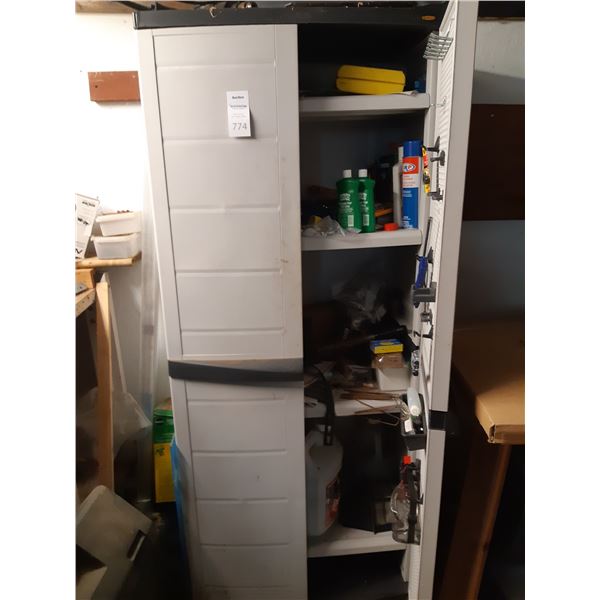 Rubbermaid Cupboard and Contents Cat C