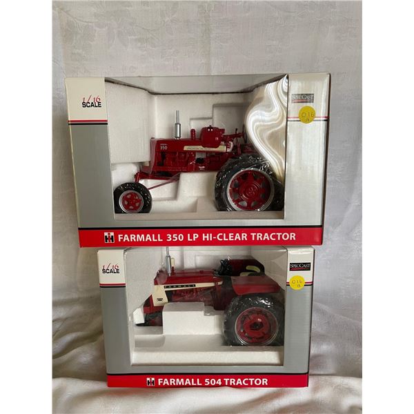 A+B  2004 Lafayette Farm Toy Show Farmall 350 LP HI-Clear Tractor and 1/16 2005 Lafayette Farm Toy S
