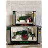 Image 1 : A+B  Oliver Super 77 Tractor 1/16 and Oliver 66 Tractor with Spring Tooth Harrow 1/16 The Toy Tracto