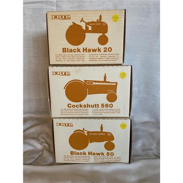 A+B+C  Black Hawk 20 and Cockshutt 560 and Black Hawk 50
