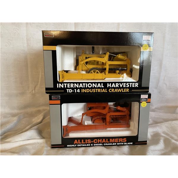 A+B  International Harvester TD-14 Industrial Crawler and Allis Chalmer Highly K Diesel Crawler with
