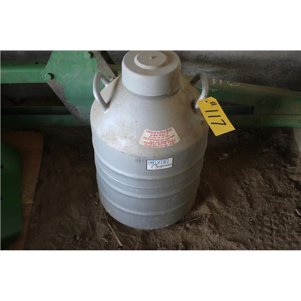 Double Walled vacuum tank, A-I Semen Tank