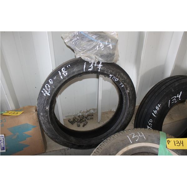 400x18, 750x16.5L, and 3 Used Tires