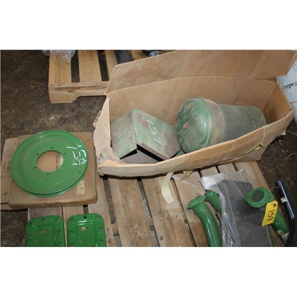 Approx. 5- Manifold Pipes, Pulley and Filter