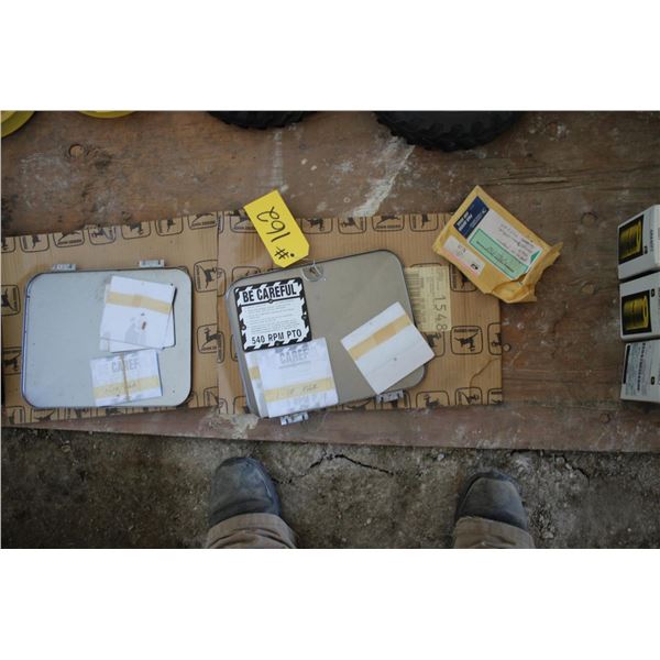 3- Boxes of JD Knives and 2- Plates