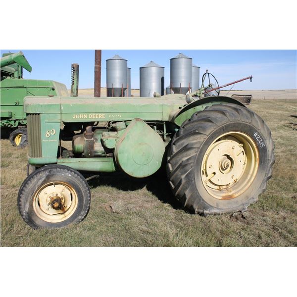 JD 80 Diesel original, SN- 8003068, complete, PTO Hyd