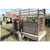 Image 2 : WW single livestock trailer c/w 2500 lb scale, ball hitch