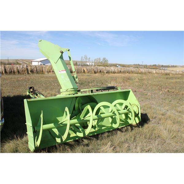 Schulte Under Slung Snowblower, 8', 9600L, SN B86090016512 (Nice Condition)