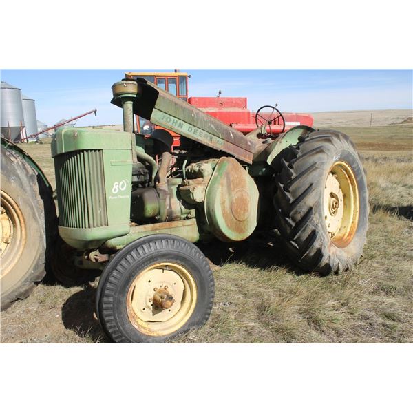 JD 80 SN- 8003071, diesel, missing PTO shaft, Block# R1300R