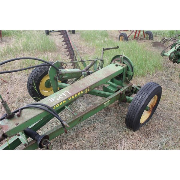 JD #37 7 ft trail type sickle mower