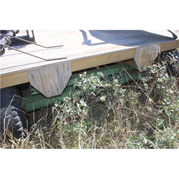 12' Deck c/w JD Steel Frame Wagon