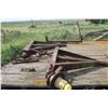Image 3 : Old hay rack c/w steel framed wagon
