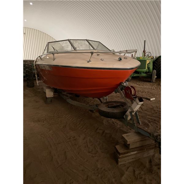 Reinell fibreglass boat/trailer and 115 HP Mercury-shedded (hasn't been used for a few years)