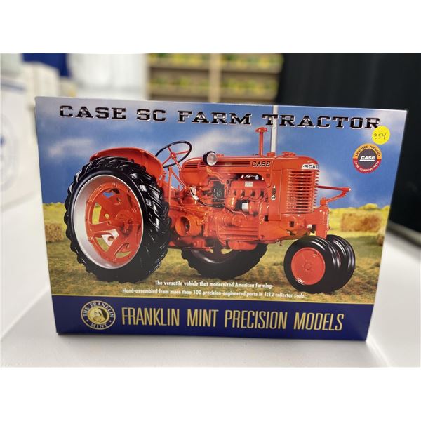 Franklin Mint Precision Model Case SC Farm Tractor (1/12)