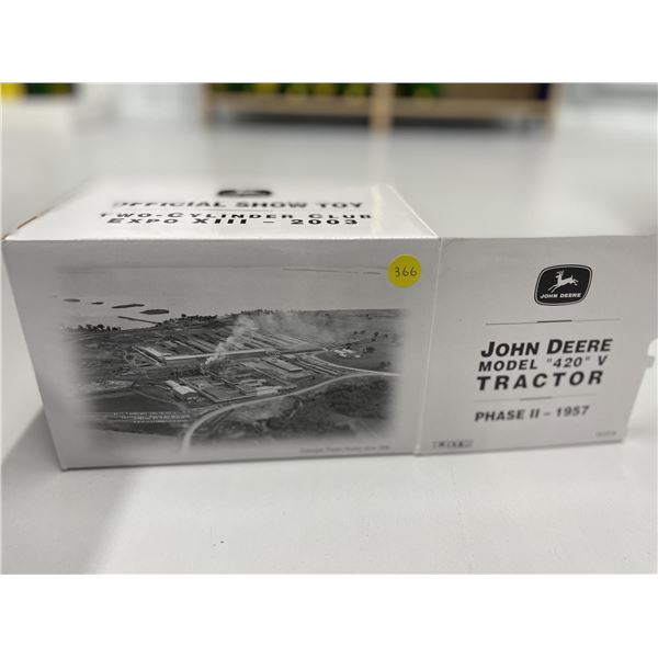 John Deere Model “420” V Tractor Official Show Toy (1/16)