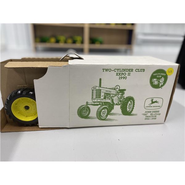 John Deere: Two-Cylinder Club  Expo 11 1990 “720” Hi-Crop Tractor 1/16